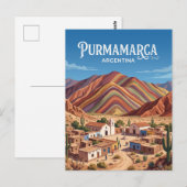 Purmamarca Argentinië Briefkaart (Voorkant / Achterkant)