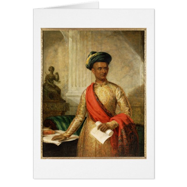 Purniya, viceminister van Mysore, c.1801 (olie op (Voorkant)