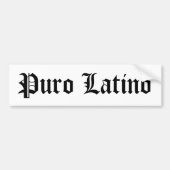 Puro Latino Bumpersticker (Voorkant)