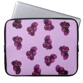 Purp;e Amethysten Neoprene Laptop Hoes 15"