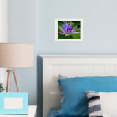 Purp Water Lily Gepersonaliseerde Folie Naam Folie Folie Afdrukken (Insitu (Slaapkamer))