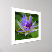 Purp Water Lily Gepersonaliseerde Folie Naam Folie Folie Afdrukken (Laagn)