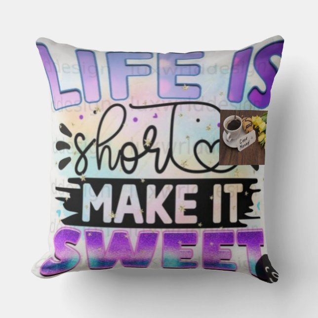 PURPAL DISIGN KORT ZOET SIERKUSSEN (Voorkant)