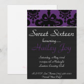 purpblack copy, Sweet Sixteen, eer......, H... Kaart (Voorkant / Achterkant)