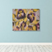 PURPELSTROMEN CANVAS AFDRUK (Insitu (Houten vloer))