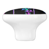 PURPELSTROMEN KERAMISCHE KNOP (Zijkant)