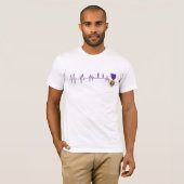 Purper Hart U.S. militaire Helden onderscheiding T-shirt (Voorkant volledig)