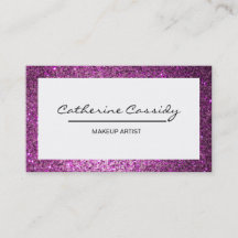  purperGlitter Sparkle Border, Makeup Artist