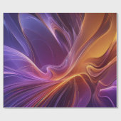 Purperoranje straler cadeaupapier (Vlak)