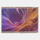 Purperoranje straler deken (Voorkant)