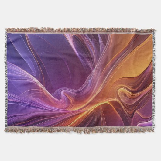 Purperoranje straler deken (Voorkant)