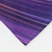 Purperoranje straler fleece deken (Hoek)