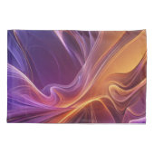 Purperoranje straler kussensloop (Achterkant)