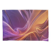 Purperoranje straler kussensloop (Voorkant)