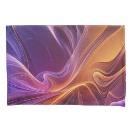 Purperoranje straler kussensloop