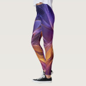 Purperoranje straler leggings (Links)