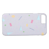 Purpl 80s Geo Print Telefoonhoesje Case-Mate iPhone Case (Achterkant (Horizontaal))