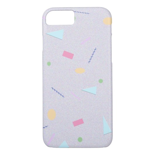Purpl 80s Geo Print Telefoonhoesje Case-Mate iPhone Case (Achterkant)