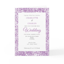 Purpla Glitter Patroon Elegante Eenvoudige Foto