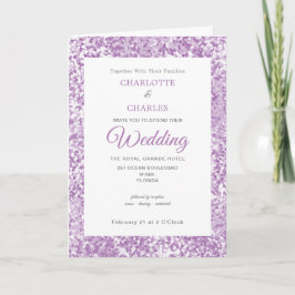 Purpla Glitter Patroon Elegante Eenvoudige Foto