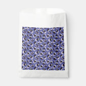 Purple Abstract Animal Print Bedankzakje (Voorkant)