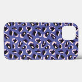 Purple Abstract Animal Print Case-Mate iPhone Case (Achterkant (horizontaal))