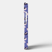 Purple Abstract Animal Print Case-Mate iPhone Case (Achterkant / Links)