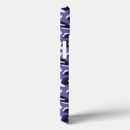 Purple Abstract Animal Print Case-Mate iPhone Case (Achterkant / Rechts)