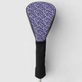 Purple Abstract Animal Print Golfheadcover (Voorkant)