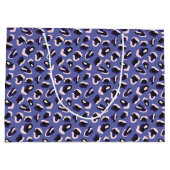 Purple Abstract Animal Print Groot Cadeauzakje (Achterkant)