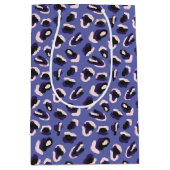 Purple Abstract Animal Print Medium Cadeauzakje (Voorkant)
