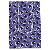 Purple Abstract Animal Print Medium Cadeauzakje (Achterkant)