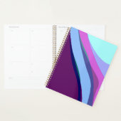 Purple Abstract Art 308 Planner (Display)