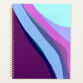 Purple Abstract Art 308 Planner (Voorkant)