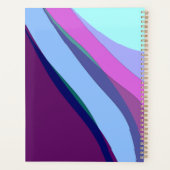 Purple Abstract Art 308 Planner (Achterkant)