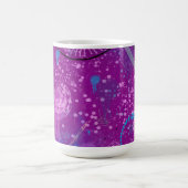 Purple Abstract Dreamscape  Koffiemok (Center)