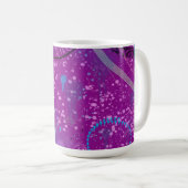 Purple Abstract Dreamscape  Koffiemok (Voorkant rechts)