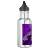Purple Abstract Fractal Bird Waterfles (Links)