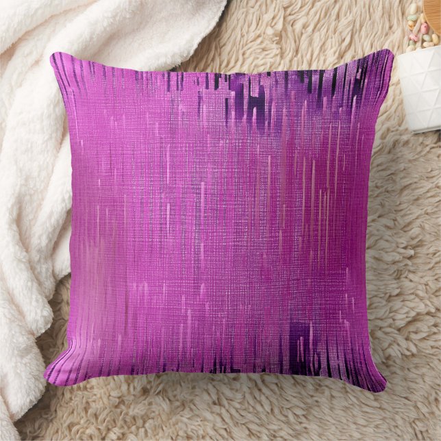 Purple abstract texture kussen (Deken)