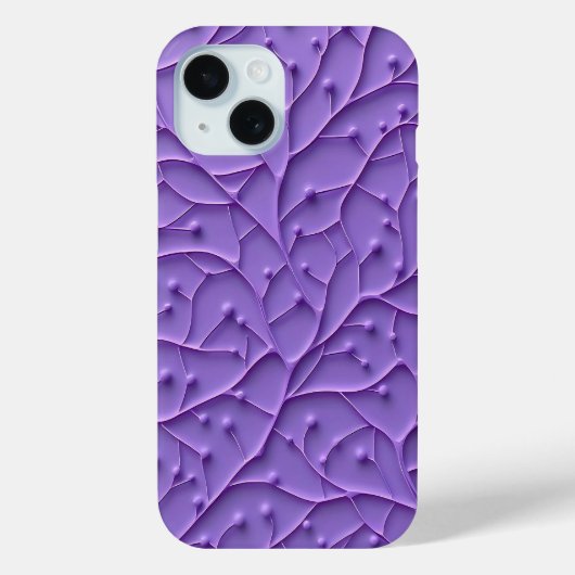 Purple Aesthetic Feminine iPhone Case Style (Achterkant)