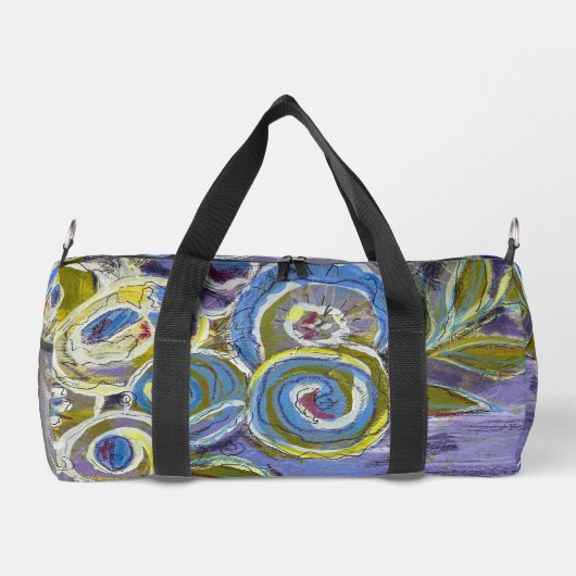 Purple and Blue by Lydia's Art Sangria Plunjezak (Achterkant)