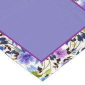 Purple and blue floral medium table runner korte tafelloper (Hoek)