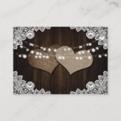 Purple and Blue Postponed Wedding Announcement Informatiekaartje (Achterkant)