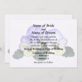 Purple and Cream Pansies Kaart (Voorkant / Achterkant)