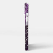 Purple and diamonds - Stunning Slim Fit iPhone Hoesje (Linkerkant)