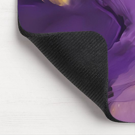 Purple and Gold Abstract Muismat (Hoek)