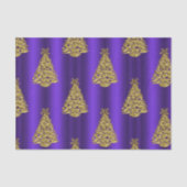 Purple and Gold Christmas  Tissuepapier (Voorkant)