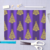 Purple and Gold Christmas  Tissuepapier (Craft)
