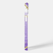 purple and gold marble glitter personalized Case-Mate iPhone case (Achterkant / Rechts)