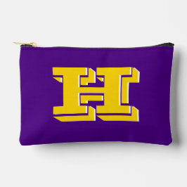 Purple and Gold Team Pride Monogram Etui
